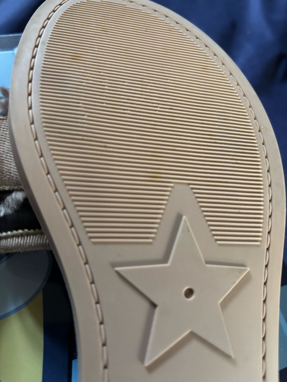 Dior Beige Logo Slide Sandals - Picture 5 of 8